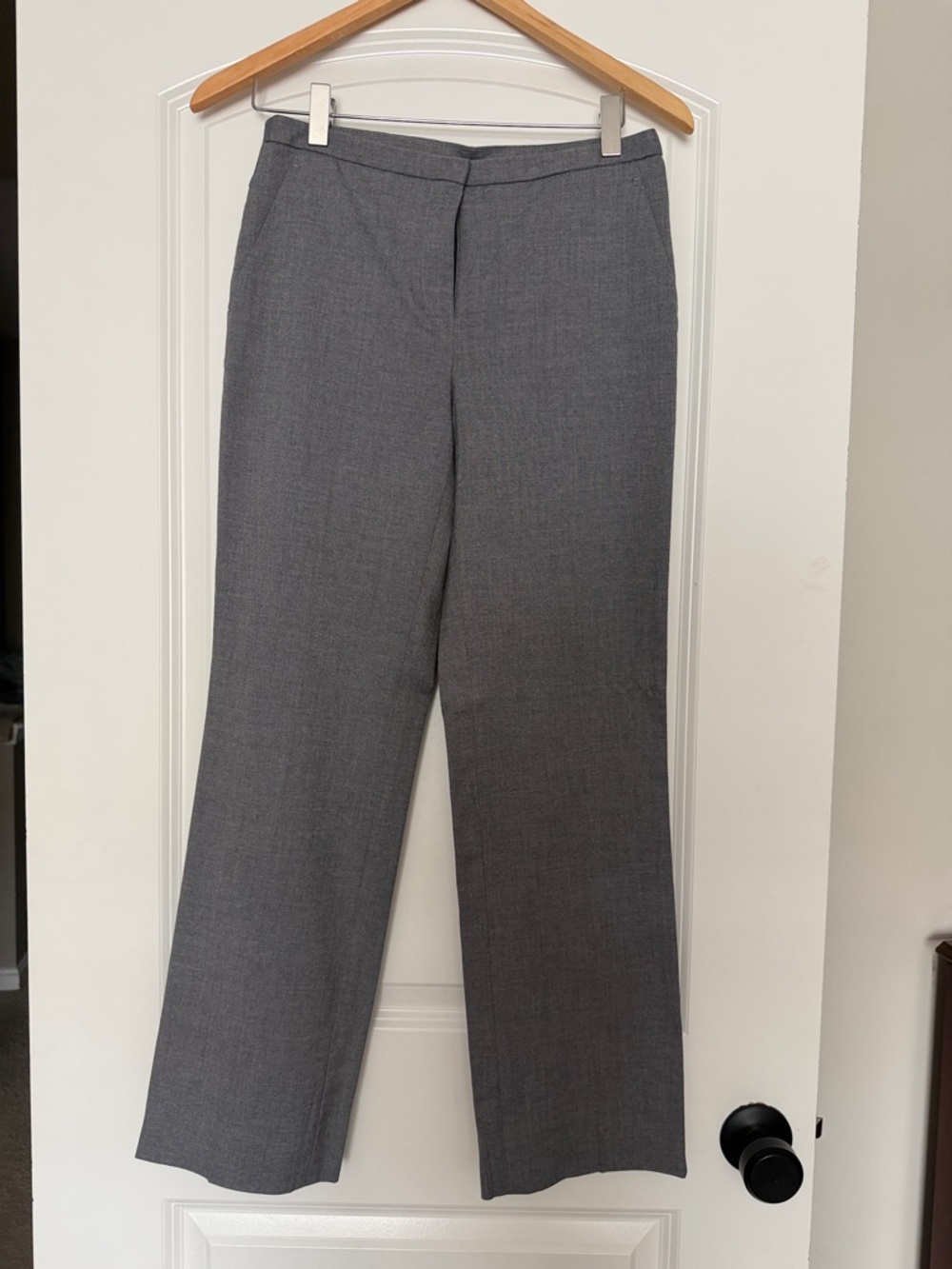 Tahari Women’s Straight-Leg Dress Pants — Gray